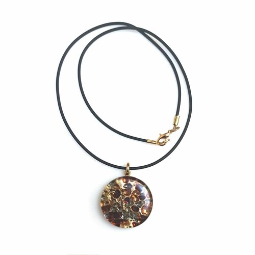 Колье arte di murano муранское стекло длина 50 см коричневый 1750₽