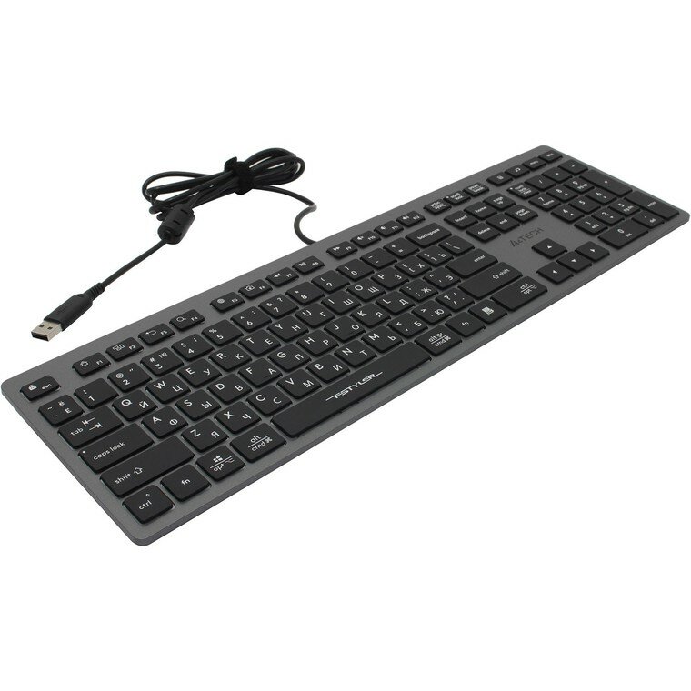 Клавиатура проводная A4Tech FX60H GREY/WHITE