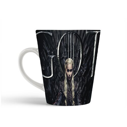 фото Кружка-латте coolpodarok игра престолов дейнерис железный трон