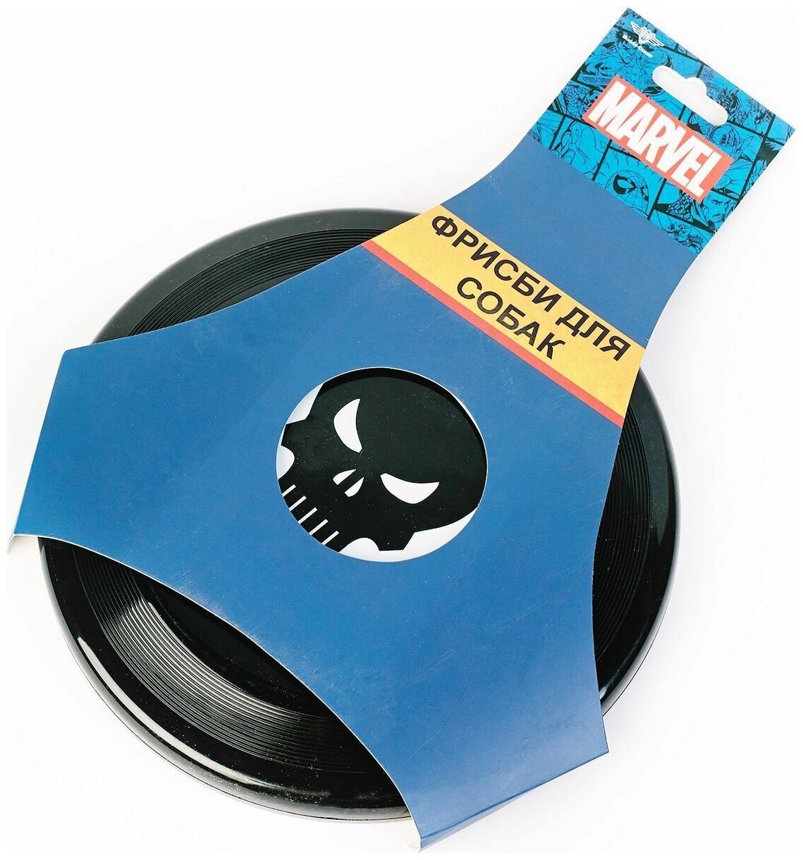 Buckle-Down игрушка фрисби "Каратель" для собак 31 см., Черный - фотография № 2