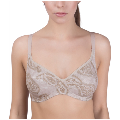 фото Бюстгальтер verally, размер 90e, бежевый, коричневый