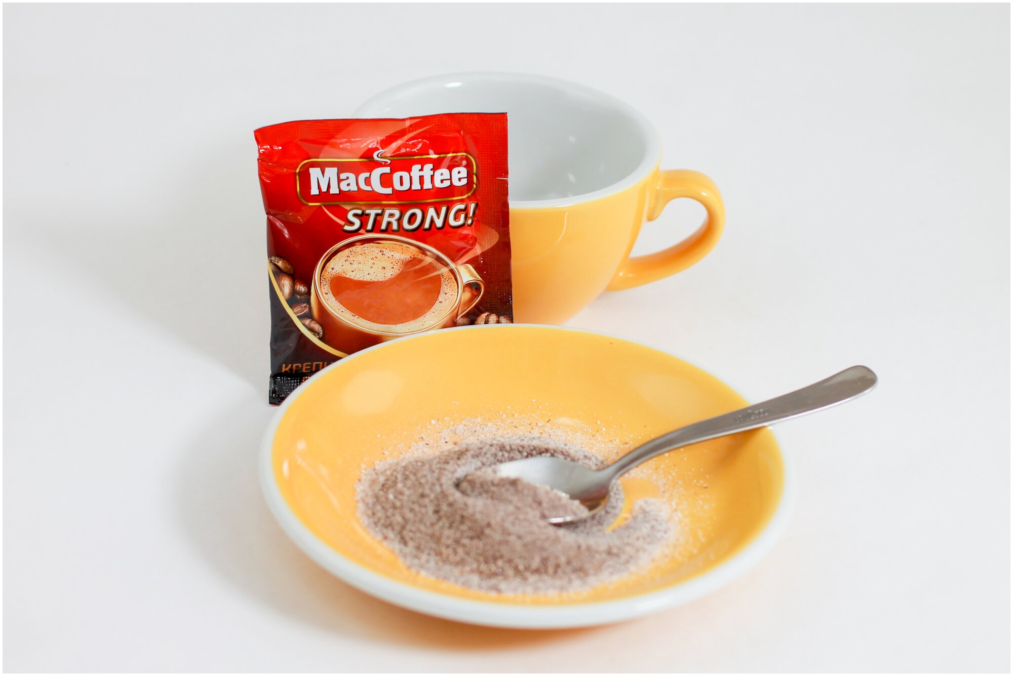 MacCoffee Strong 3в1, 100 пакетиков по 16г. - фотография № 6