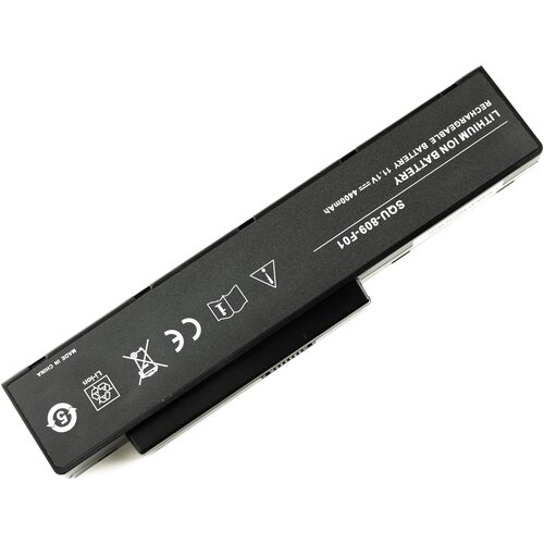 Аккумулятор для Fujitsu Amilo Li3710 Li3910 Li3560 (11.1V 4400mAh) BLACK OEM p/n: SQU-809 SQU-808