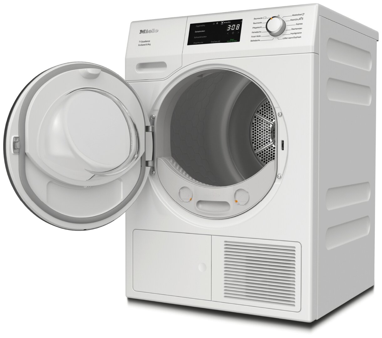 Сушильная машина Miele TEF775WP ChromeEdition (дисплей на немецком языке), белый лотос