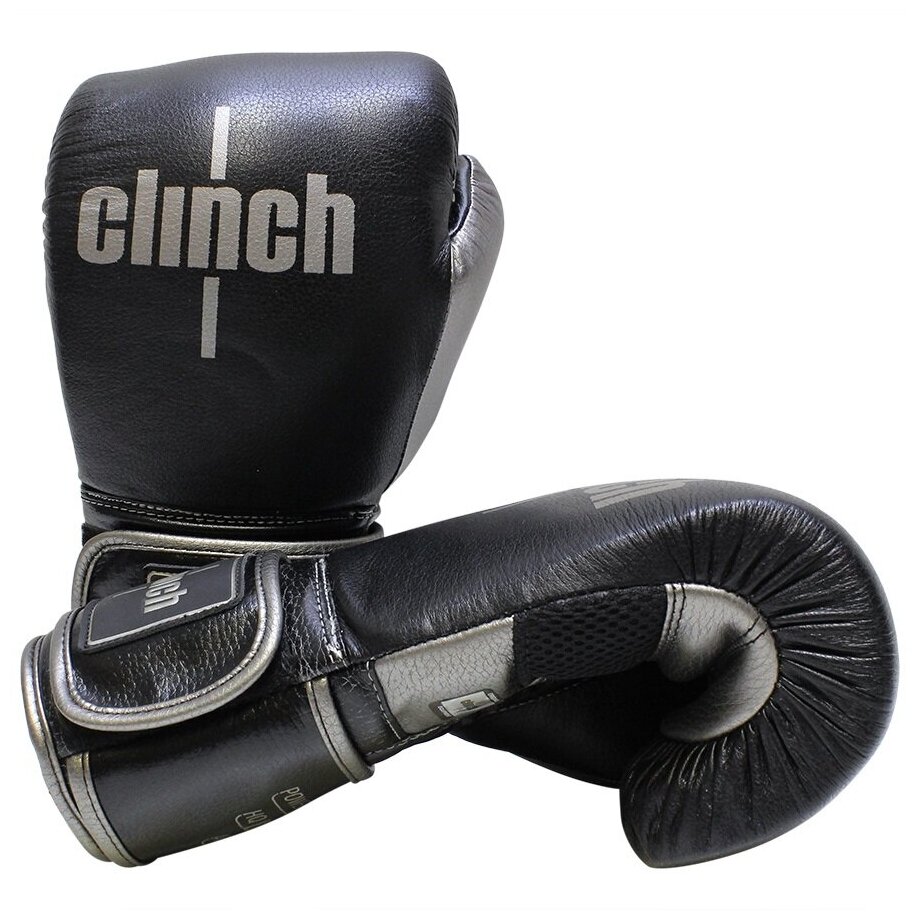 Перчатки боксерские Clinch Prime 2.0 черно-бронзовые, 16 унций Clinch - фото №8