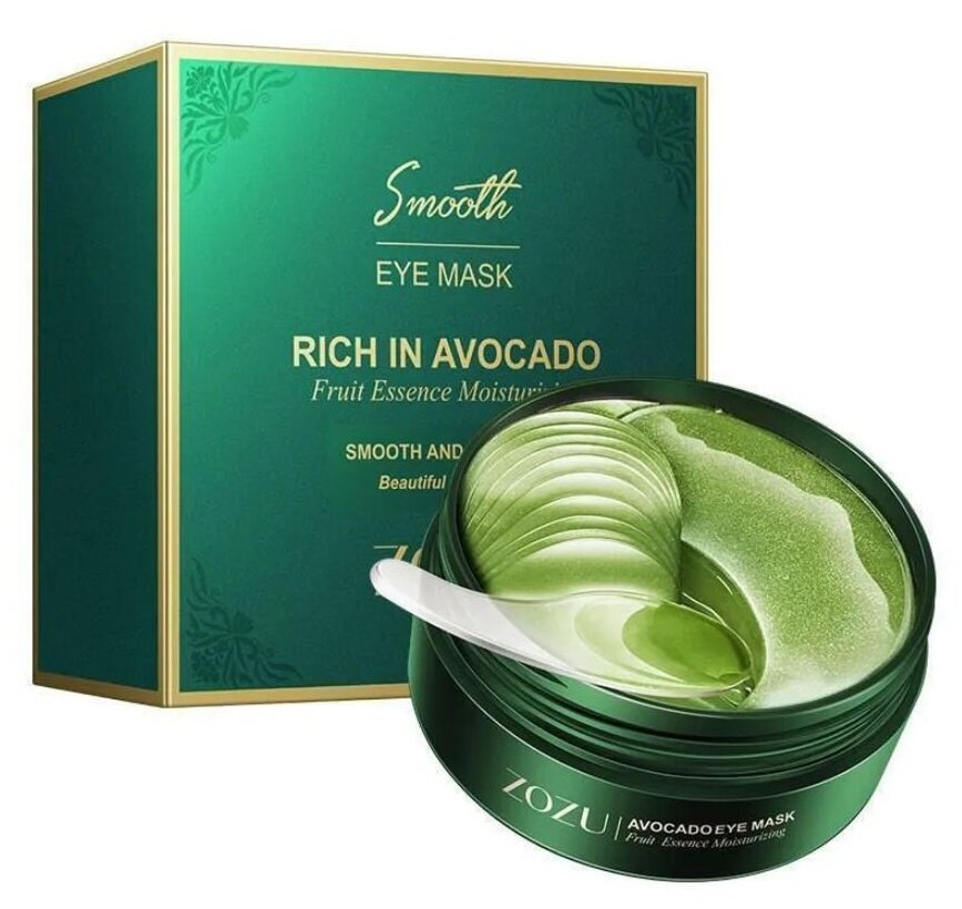 Гидрогелевые патчи с экстрактом авокадо Zozu Rich In Avocado Eye Mask 60 шт.