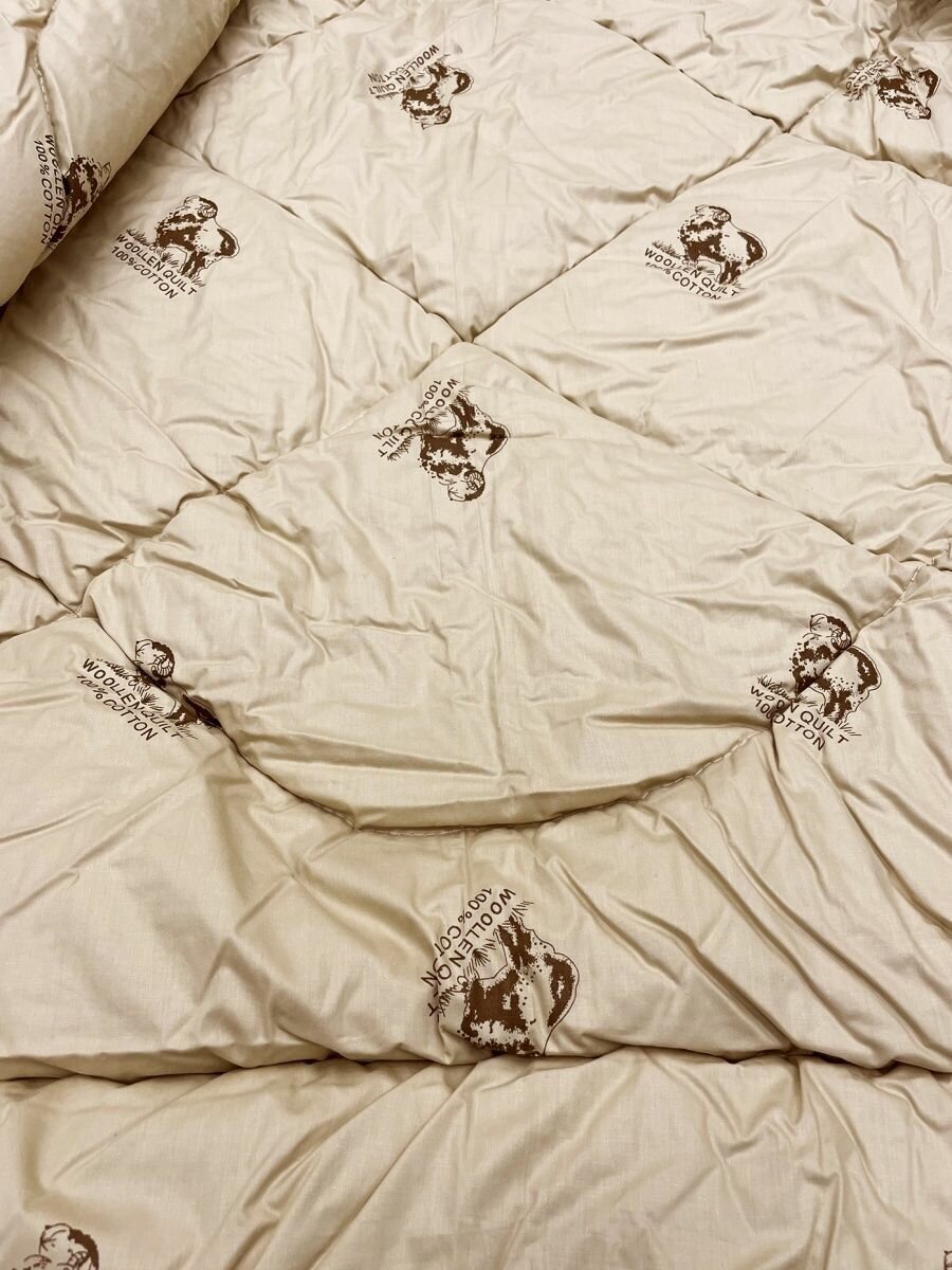 Одеяло 1.5 спальное Зимнее теплое Овечье - фотография № 3