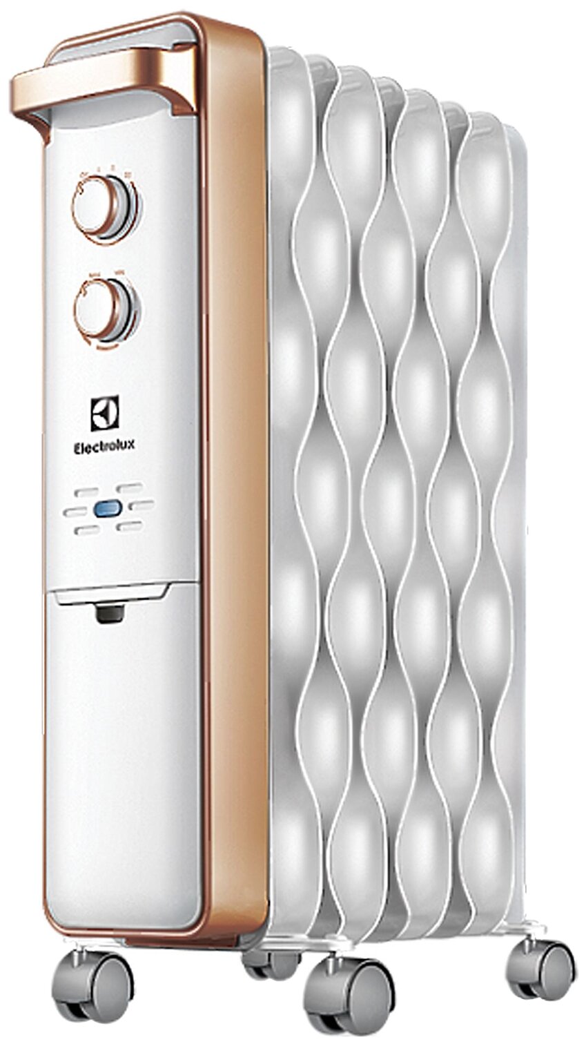 Масляный радиатор Electrolux EOH/M-9209, белый/золотистый —  в .
