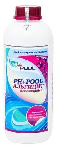 Альгицид PH+POOL (непенящийся), 1 л. Жидкий, 350004/350025