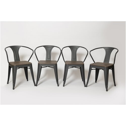 Комплект из 4-х садовых стульев PC-630 коричневый