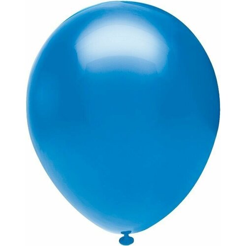 Шарики воздушные (12'/30 см) Синий (804), пастель, 50 шт. набор шаров на праздник