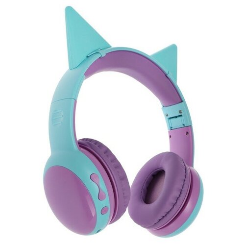 Детские наушники Perfeo KIDS беспроводные накладные микрофон BT 50 300 мАч голубые 289000₽