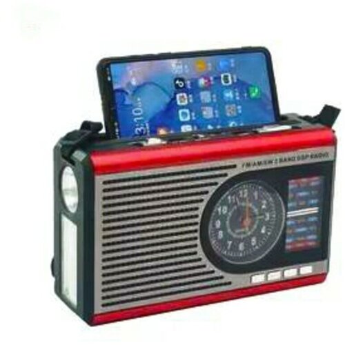 YUEGAN YG-51 US-ВТ FM AM SW 3-полосное винтажное ретро-радио перезаряжаемое с USB SD TF Mp3-плеером с подсветкой на солнечной батарее 214900₽