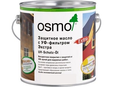OSMO Масло Осмо защитное для фасада с УФ-фильтром Osmo UV Schutz-Öl Extra 420 0,125 л. 424 Ель-Пихта