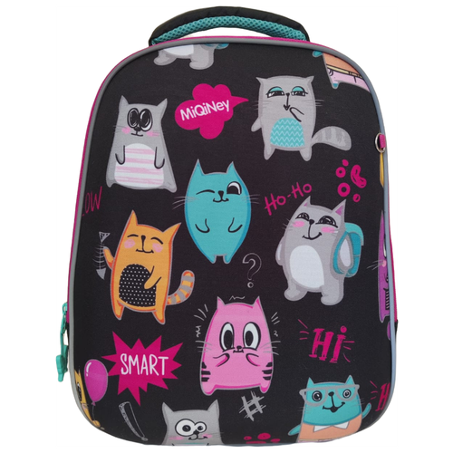 Школьный рюкзак для девочки. Рюкзак с кошками