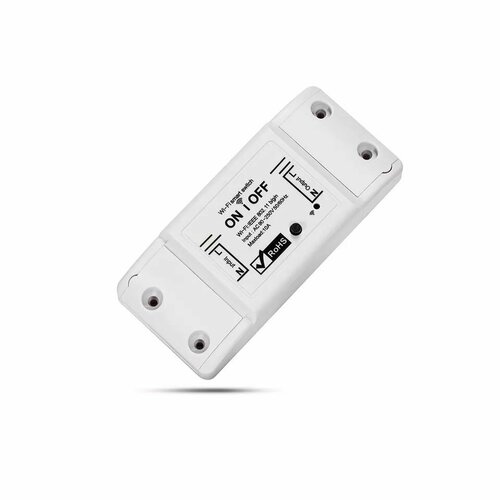 Умное встраиваемое Wi-Fi реле для Алисы 10А Tuya умное wi fi реле xiaomi yeelight smart dual control module ylai002 белый