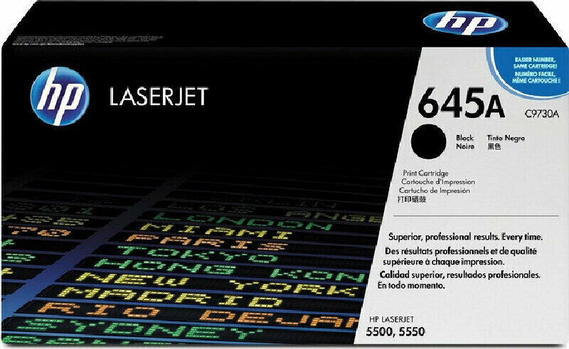 Картридж лазерный HP C9730A (645A) черный для HP CLJ 5500/5550, 13000 стр.