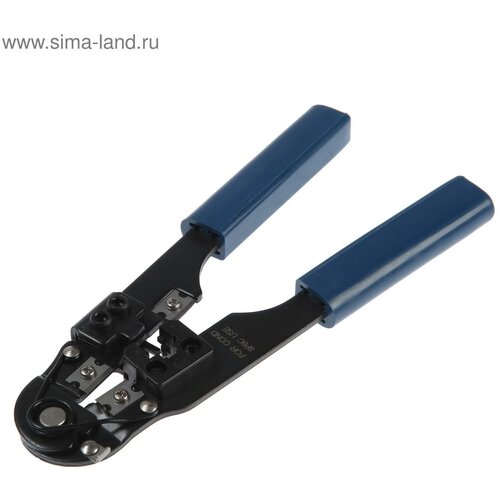 Кримпер тундра для обжима компьютерных клемм RJ-45 8P горизонтальный обжим 789₽