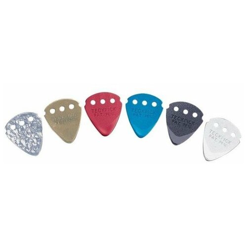 Dunlop 4670 Teckpick Anodized Aluminum Plectra Набор медиаторов (72 шт.)