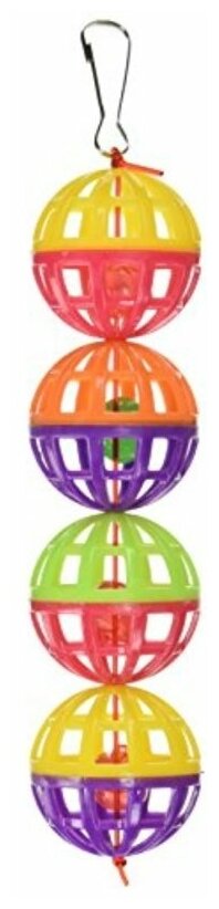 PENN-PLAX шарики сетчатые игрушка для птиц 1х12 - фотография № 1