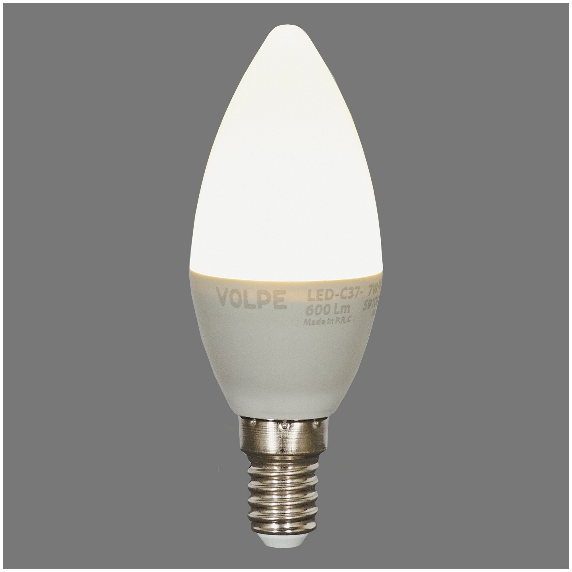Светодиодная лампа Volpe Norma, E14, 220 В, 7 Вт, свеча 600 лм, белый свет - фотография № 2