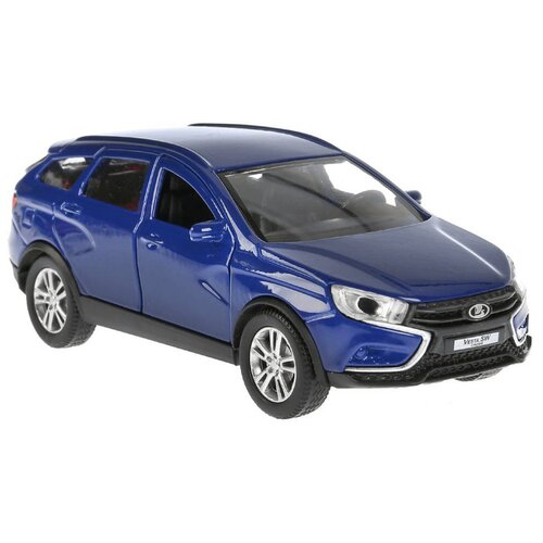 Модель VESTA-CROSS-BU Lada Vesta SW Cross синий Технопарк в коробке