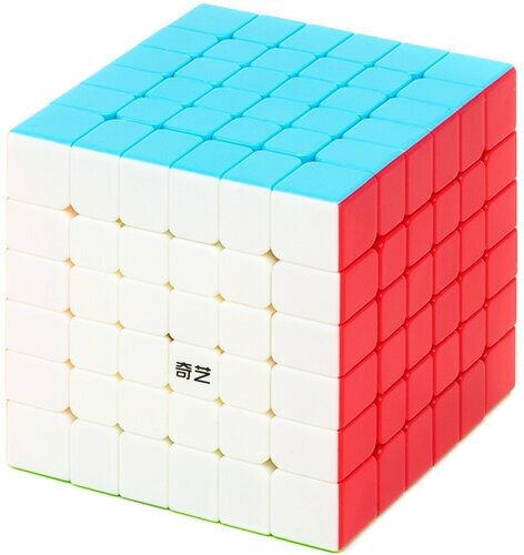 Скоростной Кубик Рубика QiYi MoFangGe 6x6 QiFan (S) v2 6х6 / Цветной пластик