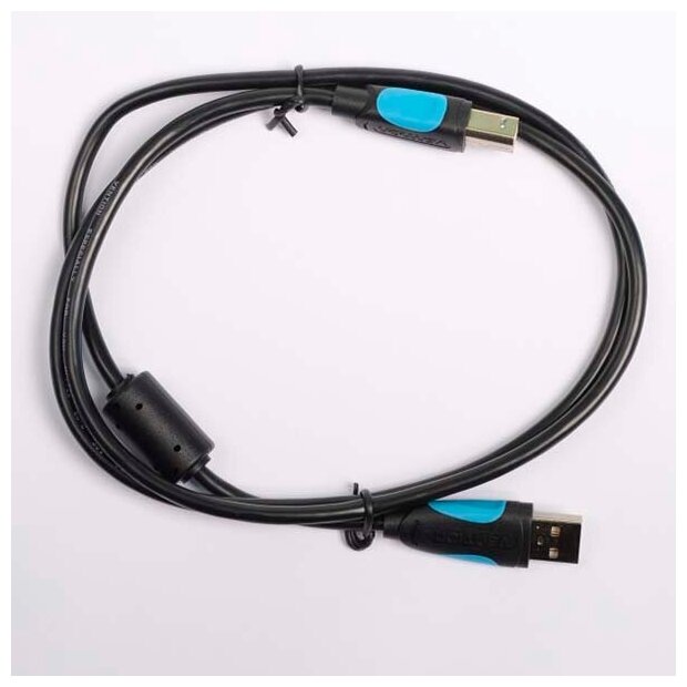 Кабель Vention USB 2.0 AM/BM - 5м. Черный