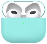 Силиконовый чехол Ultra Slim для AirPods 3, мятный, Deppa 47325