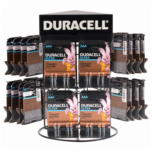 Дисплей для размещения товара настольный поворотный DURACELL, 2х2х3 крючка, 70000269