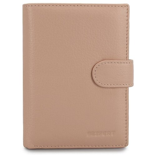 Портмоне Sezfert, фактура зернистая, бежевый