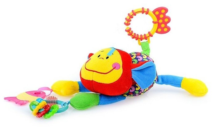 Игр. разв. мяг. растяжка Обезьяна 29 см.TE8207A-50 Bondibon - фото №16