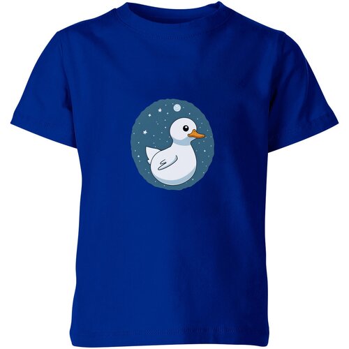 Футболка Us Basic, размер 6, синий детская футболка животные в космосе коллаж 116 синий