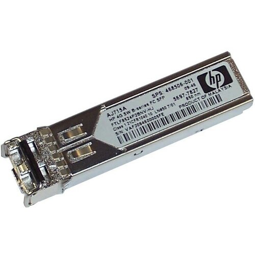 468506-001 Трансивер HP 4Gb 850nm SFP Short Wave Fiber Optic transceiver 468506 001 трансивер hp 4gb 850nm sfp short wave fiber optic transceiver