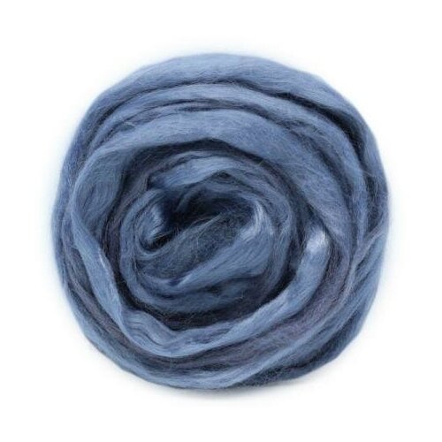 Шерсть для валяния Троицкая 100% вискоза 50г стальной 1575(174)