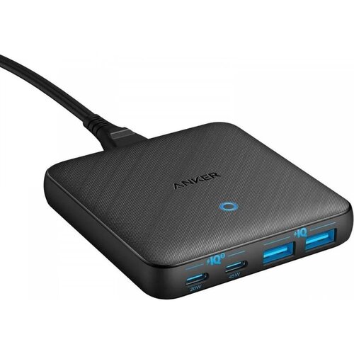 Зарядное устройство ANKER сетевое Atom III 63W/м/порт.(4USB)/Slim A2046 беспроводное зарядное устройство anker cube с magsafe 3в1 y1811 ank y1811g11 bk чёрное eac