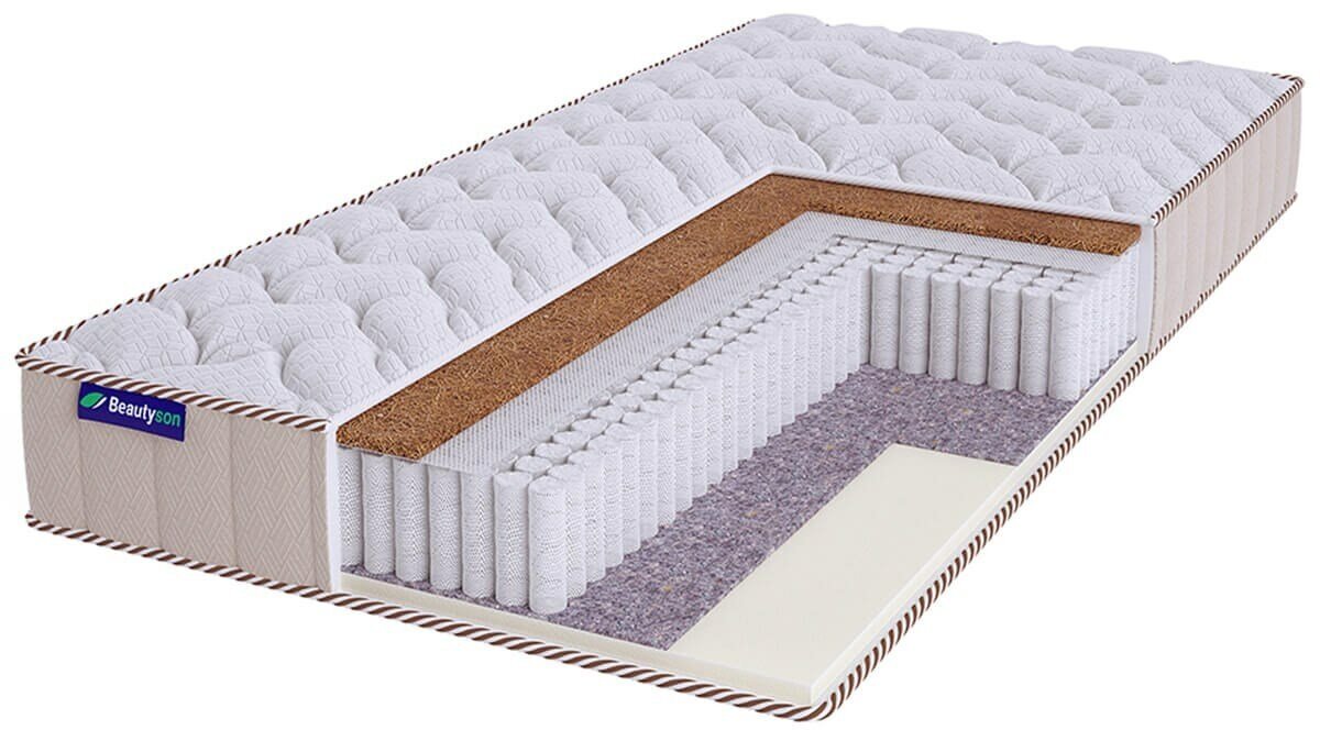 Свернутый пружинный матрас Beautyson Roll Spring Foam Cocos 1 S1200 LUX 105х180