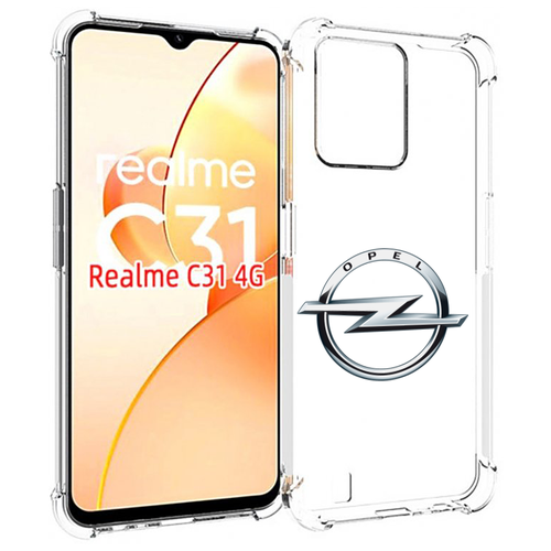 Чехол MyPads opel-опель-5 мужской для OPPO Realme C31 задняя-панель-накладка-бампер