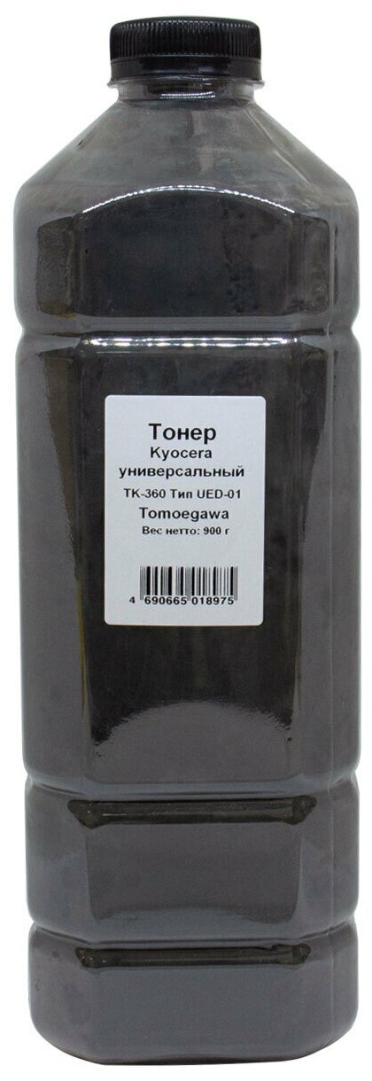 Tomoegawa Тонер Kyocera Универсальный TK-360 (Tomoegawa) Тип Ued-01, 900 г, канистра .