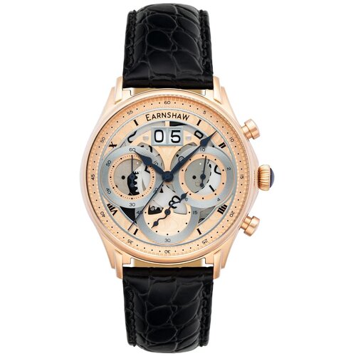 Наручные часы EARNSHAW Мужские часы Earnshaw Rose Gold ES-8260-05, золотой