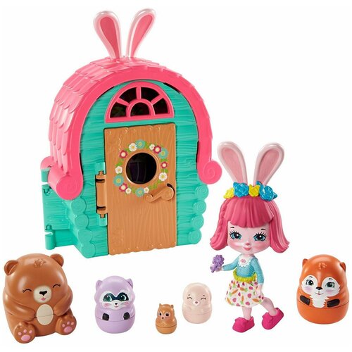 Игровой набор Mattel Enchantimals Домик-сюрприз Бри Кроли игровой набор enchantimals домик сюрприз бри кроли 9 см gtm47