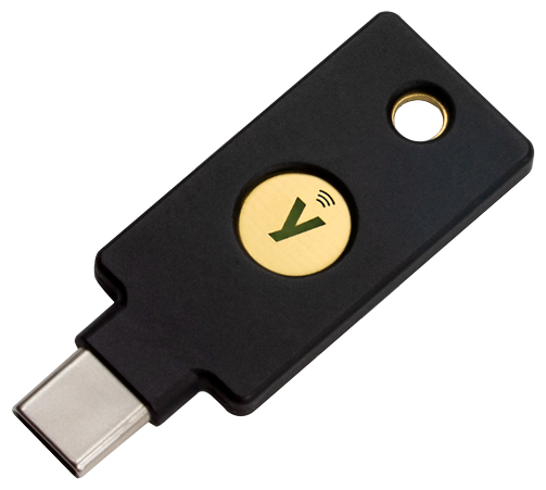 Аппаратный ключ аутентификации YubiKey 5C NFC