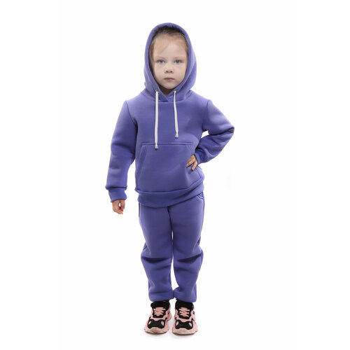 Комплект одежды DaEl kids, размер 116, фиолетовый брюки dael kids размер 116 фиолетовый