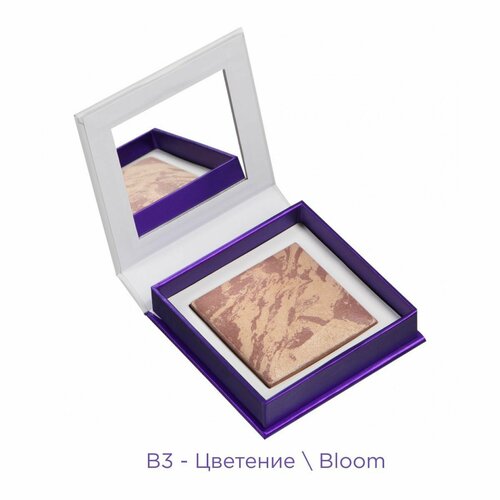 lic румяна для лица 03 natural bloom MANLYPRO Румяна Bloom, коричневый