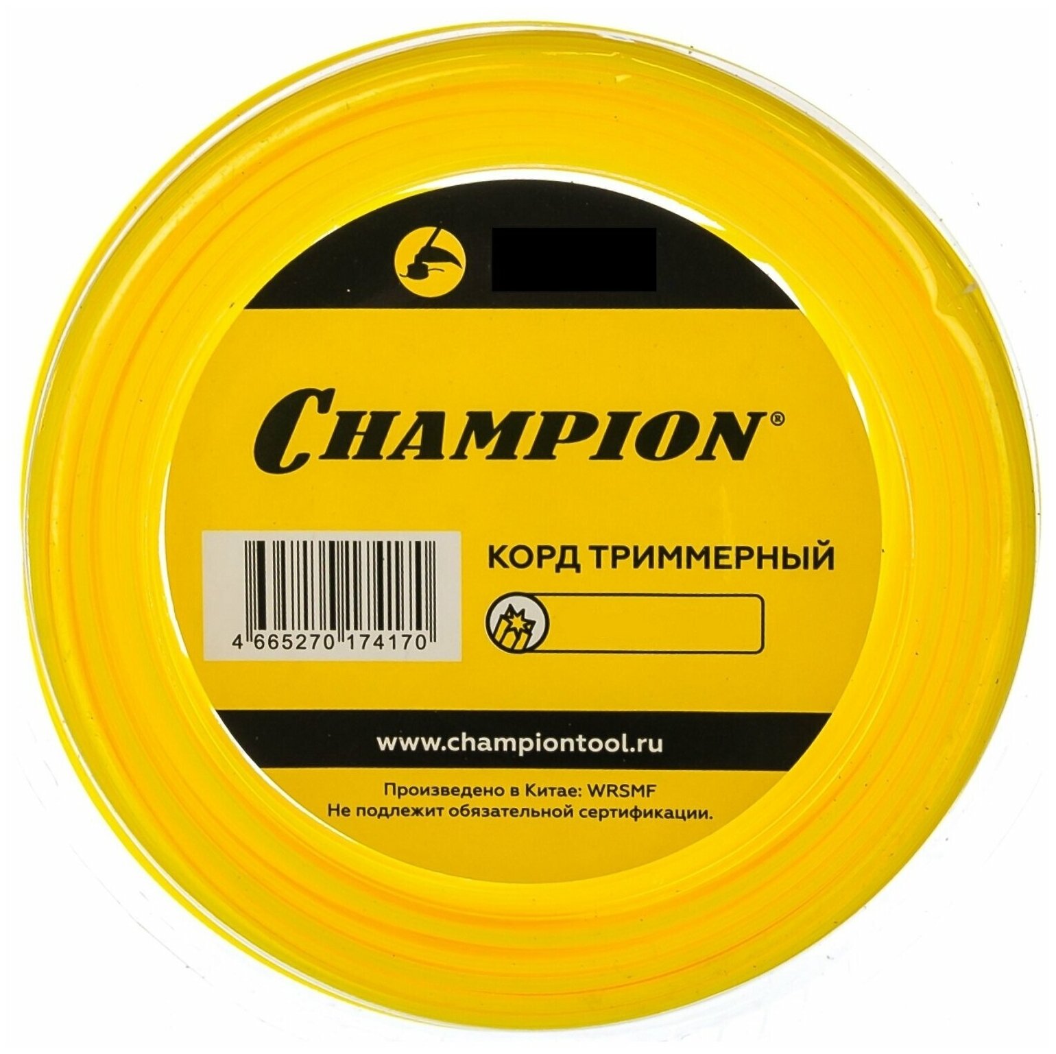 Корд тримерный звезда в блистере Star (2.0 мм; 15 м) Champion (C5024)