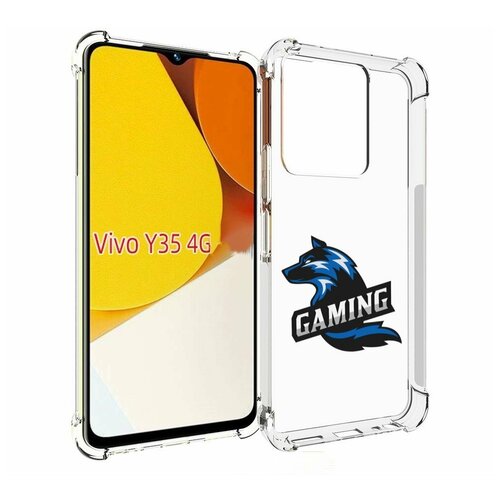 Чехол MyPads Gaming мужской для Vivo Y35 4G 2022 / Vivo Y22 задняя-панель-накладка-бампер
