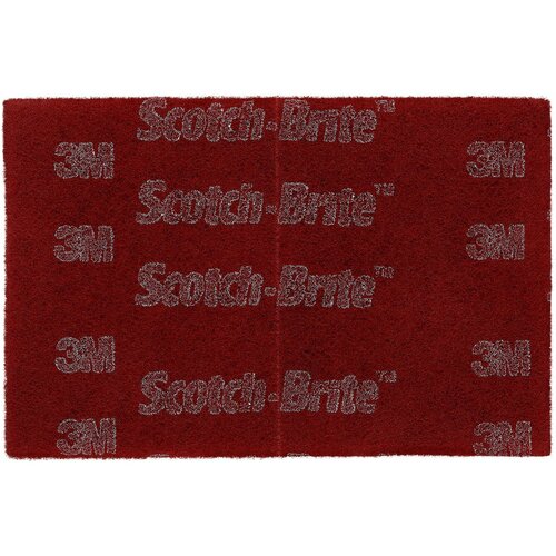 Абразивный лист 3М Scotch-Brite 7447+ бордовый AVF, P360, 158ммХ224мм, 1 шт