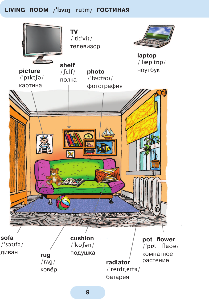620 первых английских слов в иллюстрациях - фото №14