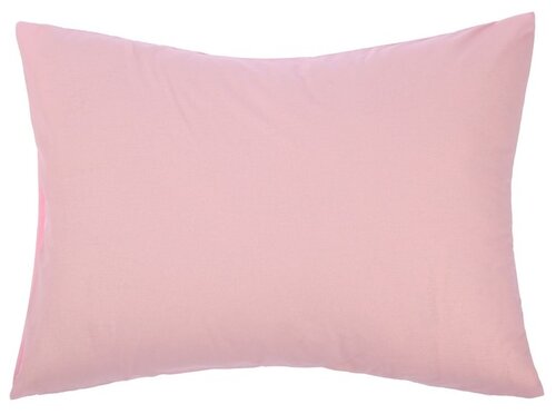 Наволочка АТРА Розовый, перкаль, 70 х 70 см, розовый