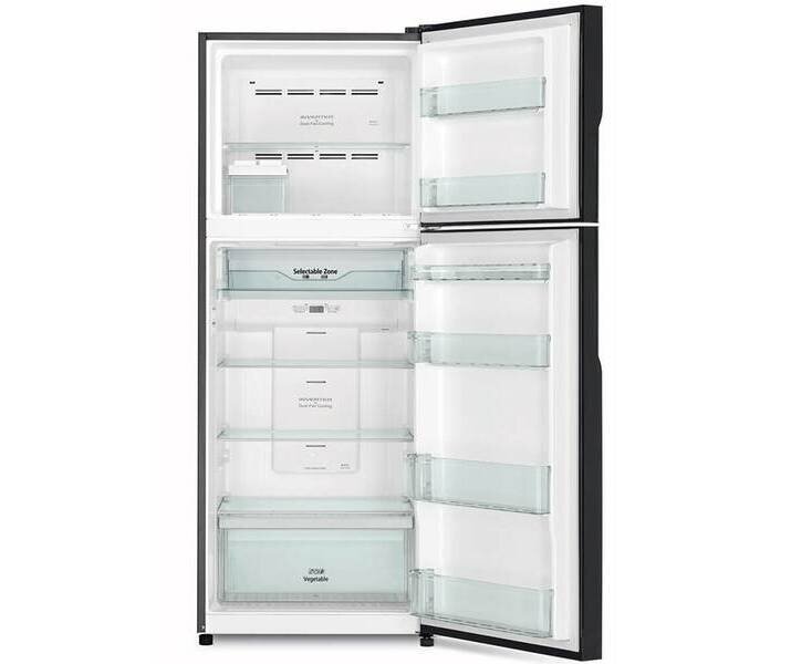 Холодильник Hitachi R-VX470PUC9 BSL silver diamond - фотография № 3